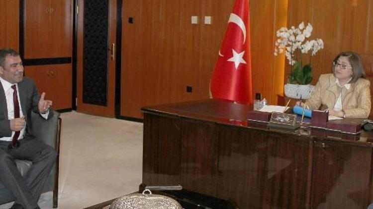 Gaimder Başkanı APA İnşaat Sektörünün Sorunlarını Fatma Şahin’e Aktardı