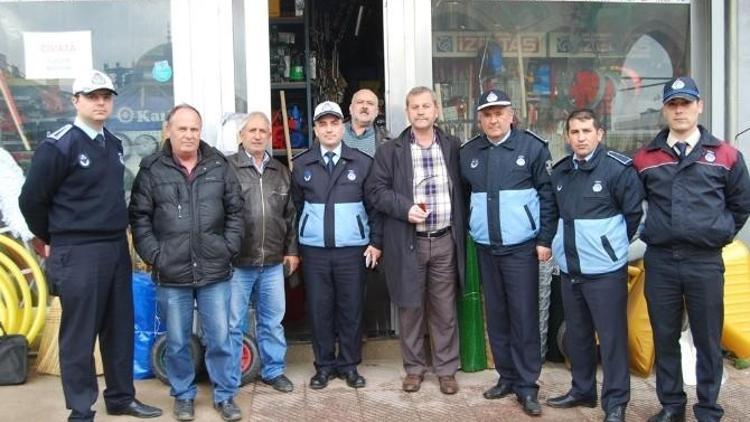 Tekirdağ Trafik Zabıtası Malkara’da Esnafla Buluştu