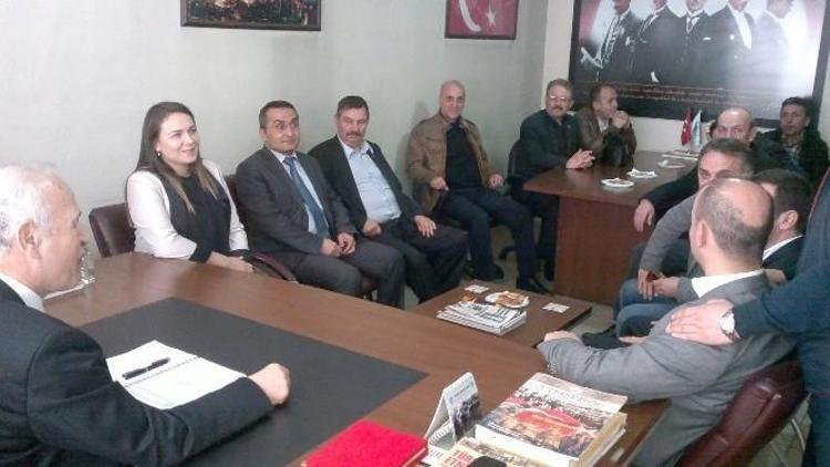 MHP’nin Kadın Adayından Türk Ocaklarına Ziyaret