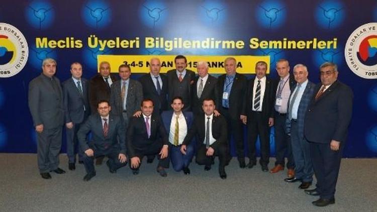 Ödemiş Ticaret Borsası TOBB Seminerine Katıldı