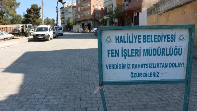 İpekyol Mahallesinde Parke Döşeme Çalışması