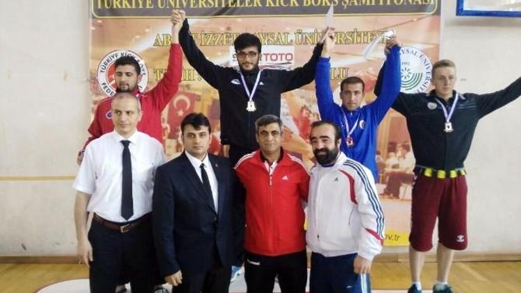 Adıyaman Üniversitesi Öğrencisi, Kick Boks Türkiye Birincisi Oldu