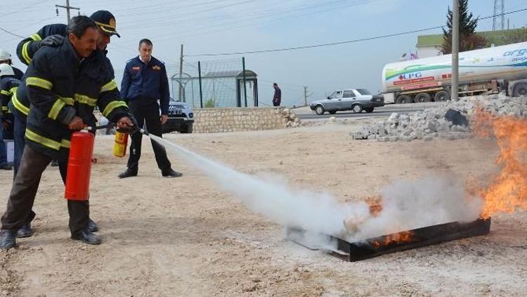 Mardin’de Yangın Tatbikatı