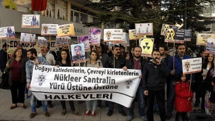 Eskişehir’de ‘Nükleer’ Protestosu