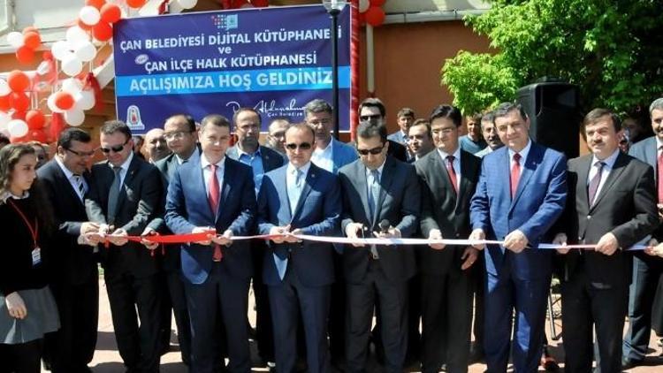 Çan Belediyesi Dijital Kütüphanesi Açıldı