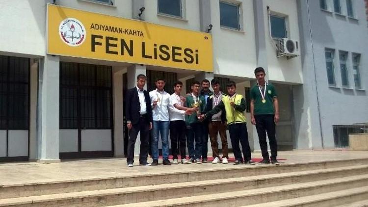 Kahta Fen Lisesi İl Birincisi Oldu