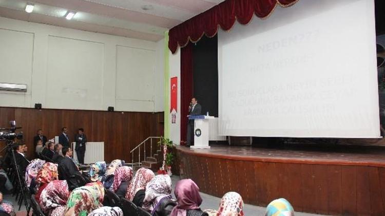 Yahyalı’da ’Aile İçi İletişim’ Konulu Konferans