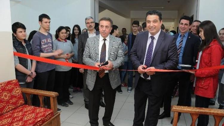 Başkan Çetin, Pursaklar Fen Lisesi’nin Okuma Salonunun Açılışını Yaptı