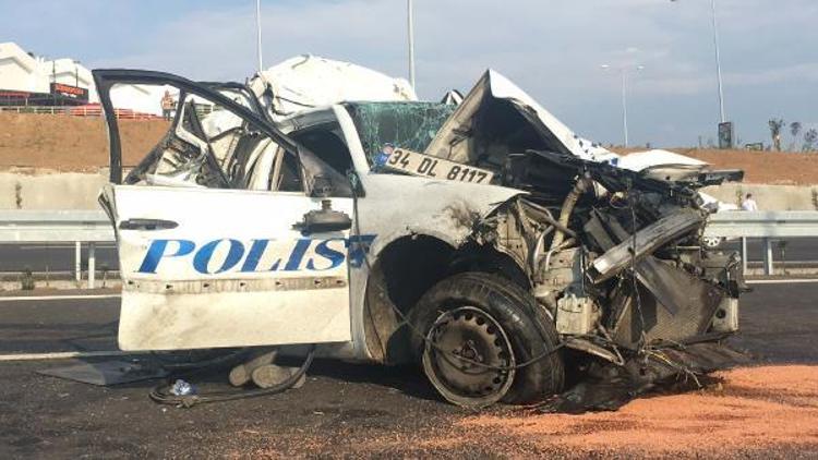 Osmangazi Köprüsünde ilk ölümlü kaza:1 polis şehit, 2 yaralı