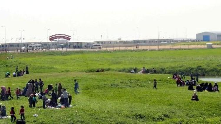 Kilis’te Havalar Isınınca Açık Alanlara Akın Ediyor