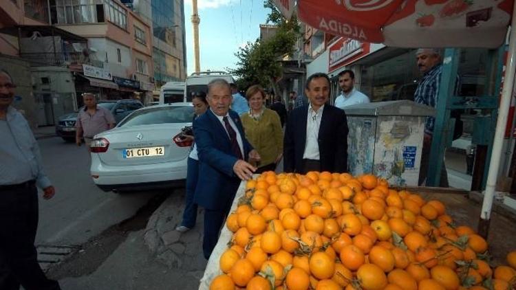 Yuvalı, Esnafın Dertlerini Dinliyor