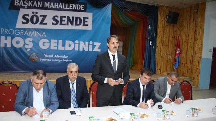 Serdivan Belediye Başkanı Yusuf Alemdar Mahalle Sakinleriyle Buluşmaya Devam Ediyor