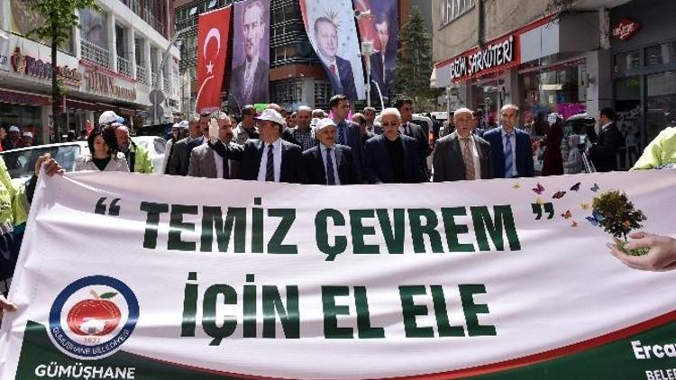 Gümüşhane’de Çevre Yürüyüşü Yapıldı