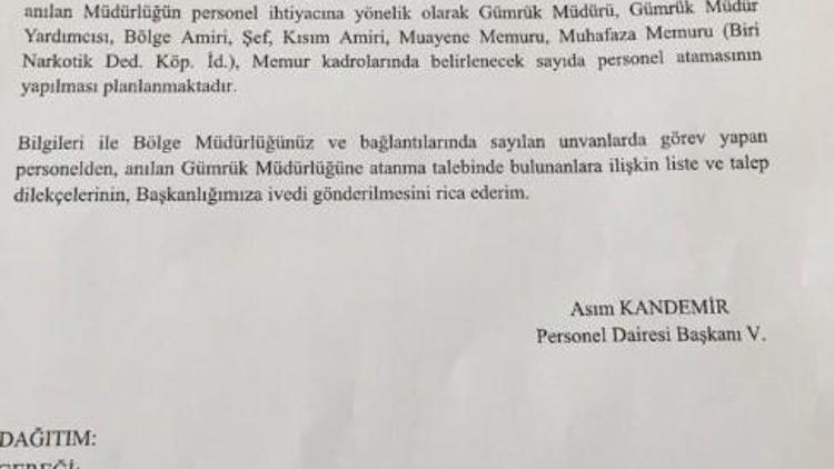 Aktaş Sınır Kapısına Atamalar Başladı