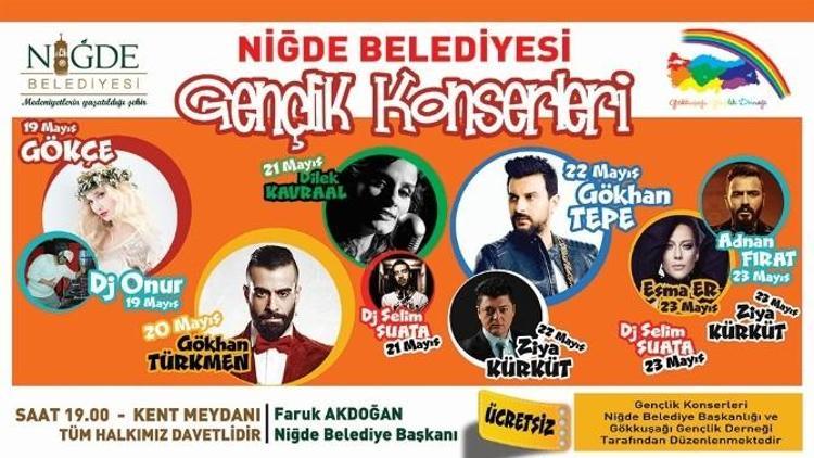 Niğde’de Gençlik Konserleri Başlıyor