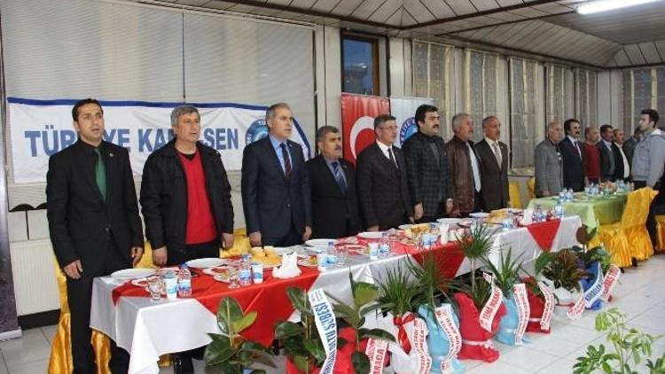 Türk Eğitim Sen Oltu Temsilciliğinden Birlik Beraberlik Yemeği