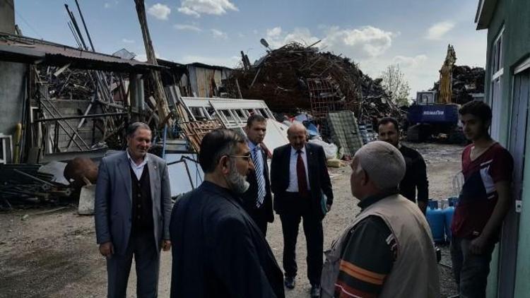 Saadet Partisi’nde Hurdacılar Sitesine Ziyaret