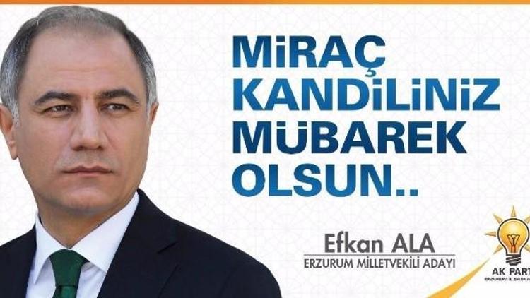 AK Parti Adaylarından Miraç Kandili Mesajı