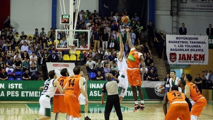 Büyükşehir Basket Takımı Mağlup Oldu