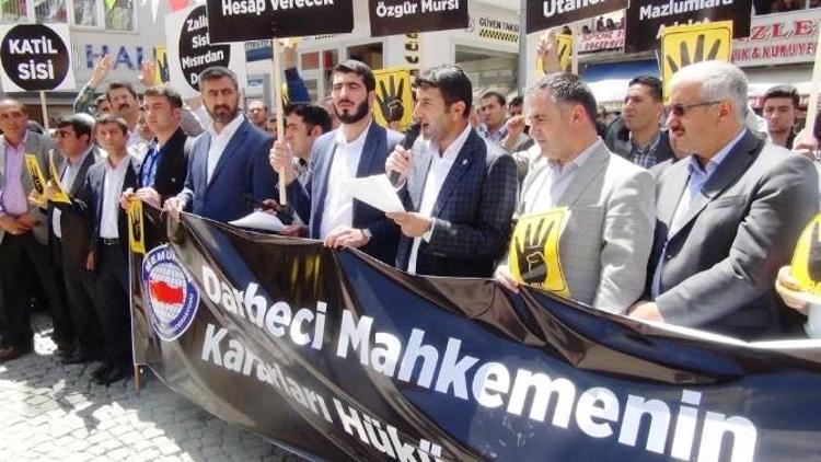 Mısır’daki İdam Kararları Bitlis’te Protesto Edildi