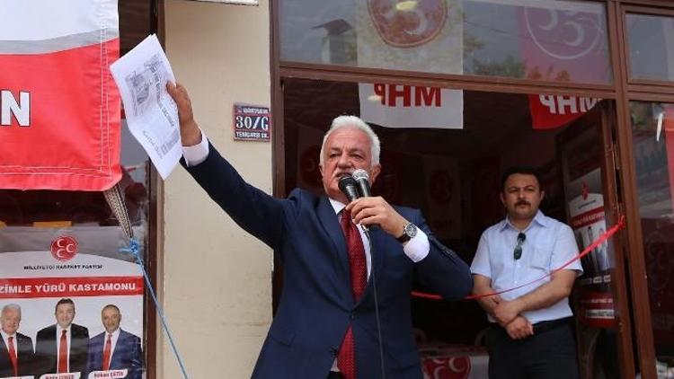 MHP, İnebolu’da Seçim Bürosunun Açılışını Yaptı