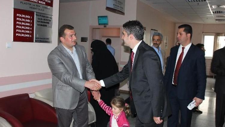 Tarıkdaroğlu, Hasta Ziyaretindeydi