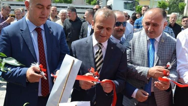 MHP Bursa Milletvekili Adayı Tevfik Topçu Restoran Açılışı Yaptı