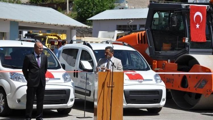 İl Özel İdaresine Alınan Araçlar Hizmete Başladı