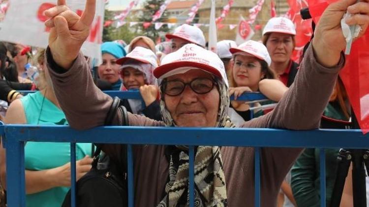 Saçaklar Sitesi Ve Uzun Çarşı Sakinleri MHP’yi Dinledi