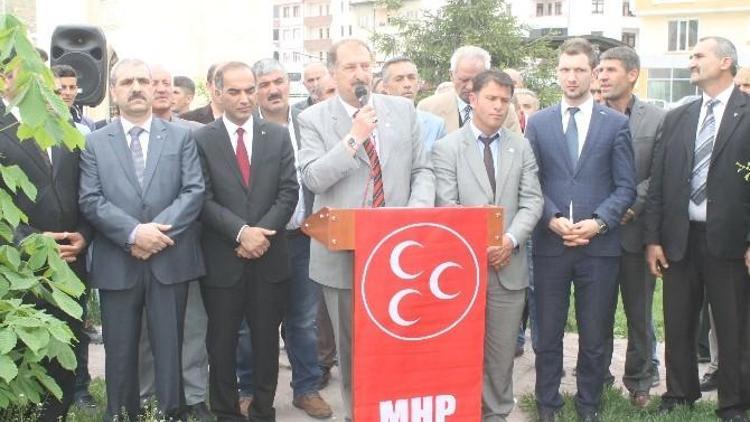 MHP Bayburt İl Başkanı Burç, AK Partili Aday Naci Ağbal’ı Eleştirdi