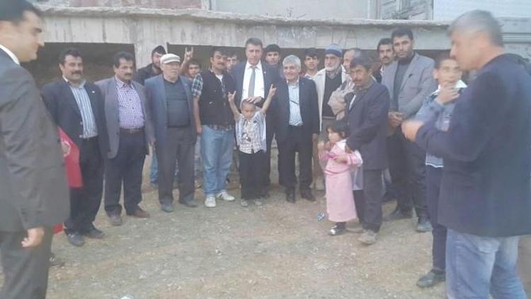 MHP’li Adaylar Çimen Ve Hızarcı’dan Yoğun Seçim Çalışması