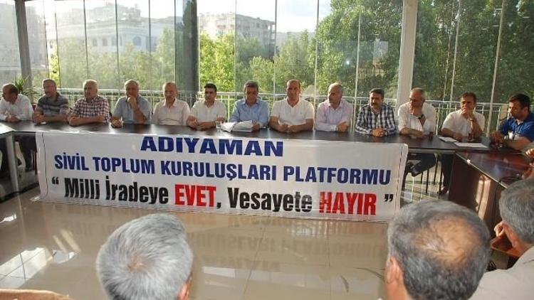 67 STK, Türkiye’nin İstikrarına “Evet” Diyor