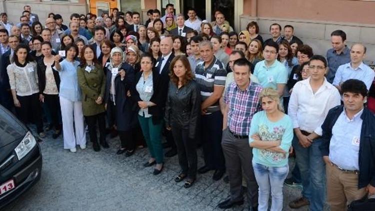 Halk Sağlığı Çalışanları Da Samsun’daki Doktor Cinayetini Protesto Etti