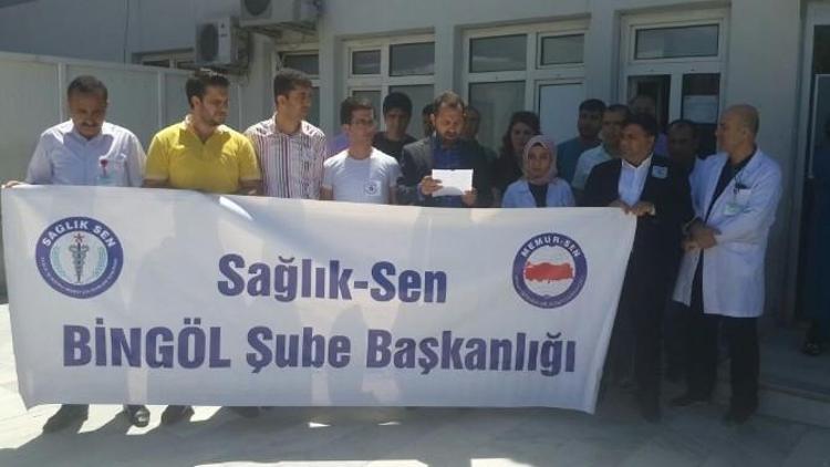 Samsun’daki Doktor Cinayeti Bingöl’de Protesto Edildi