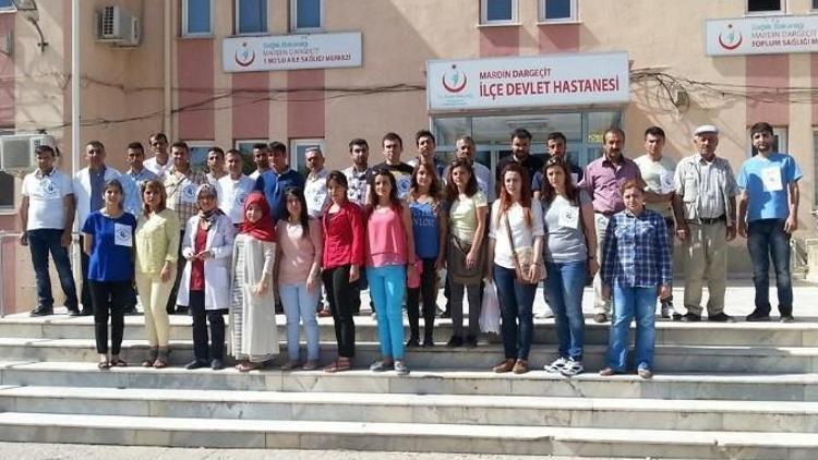 Dargeçit’te Doktorlar Sağlık Çalışanlarına Şiddeti Kınadı