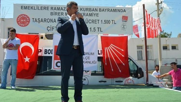 Bodrum CHP’nin İlk Mitingi Mumcular’da Gerçekleşti