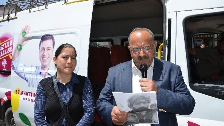 Bingöl’de HDP Aracına Yapılan Saldırıya Kınama