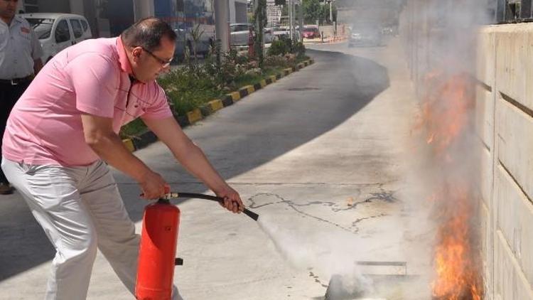 Nazilli’de Hastane Personeline Afet Eğitimi