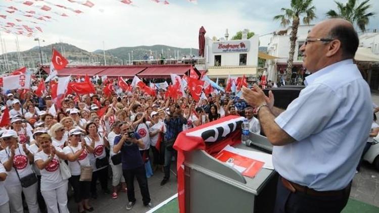 CHP Bodrum İlçe Teşkilatı Seçmeniyle Buluştu