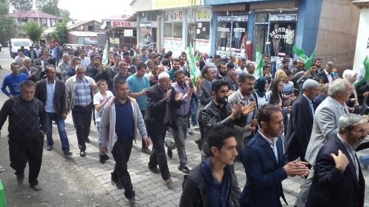 Varto’da Bingöl Saldırısı Protesto Edildi