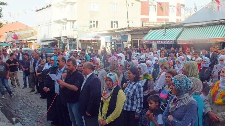 Bingöl Ve Erzurum Saldırıları Protesto Edildi