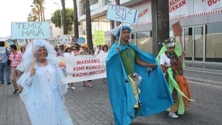 Marmaris’te Doğaya Saygı Yürüyüşü