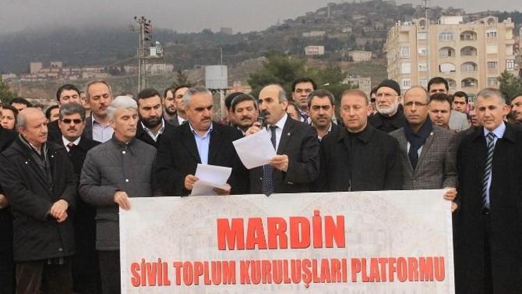 Mardin’deki STK’lardan Aytaç Baran Suikastına Tepki