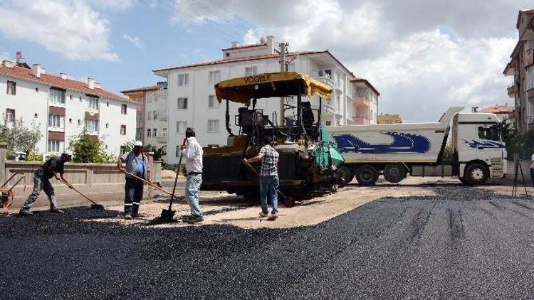 Aksaray’a Yollar Asfaltlanıyor