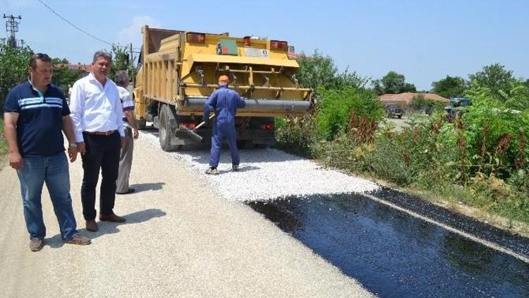 Keşan’ın Köy Yolları Yapılıyor