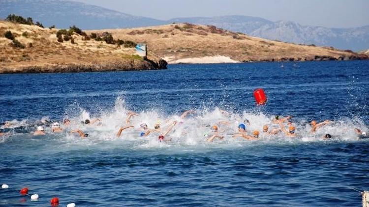 Foça’da Şampiyonluğa Kulaç Attılar