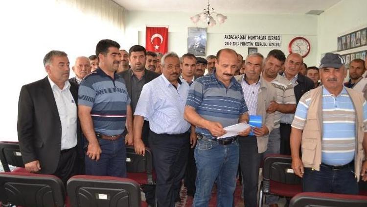 Akdağmadeni Köy Muhtarlarından MHP Genel Başkan Yardımcısı Sadir Durmaz’a Tepki