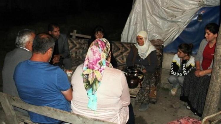 HDP’den Çadırda Yaşayan Aileye Ziyaret