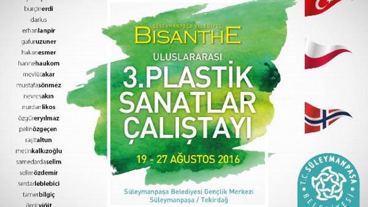 Süleymanpaşa 3. Plastik Sanatlar Çalıştayı 19 Ağustos’ta başlacak