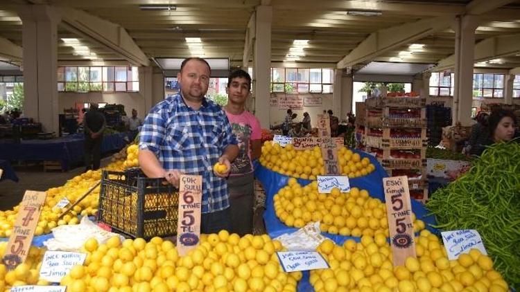 Limon Fiyatları Vatandaşın Yüzünü Ekşitiyor